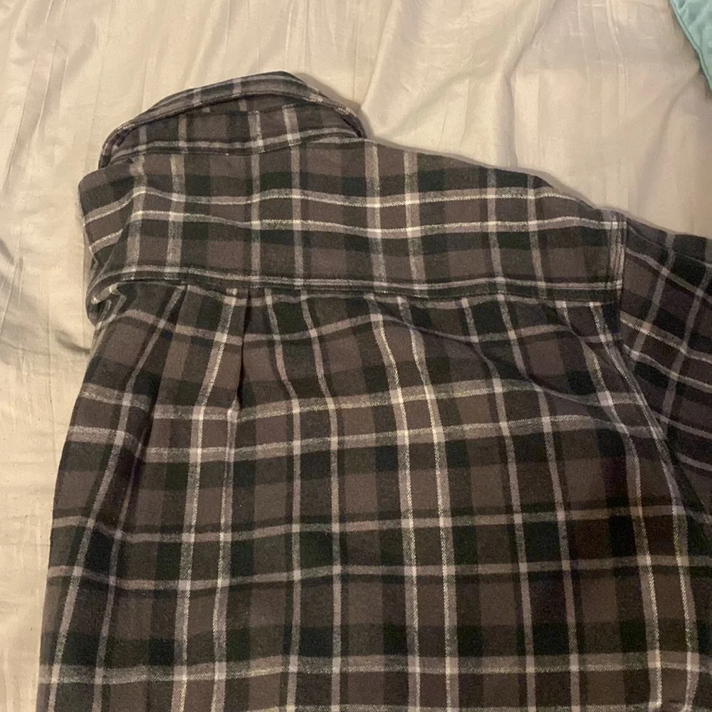 Carhartt Green and Gray Plaid Shirt Jacket